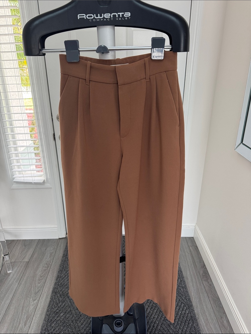 Abercrombie & Fitch Cocoa Brown Wide Leg Trouser Pants
